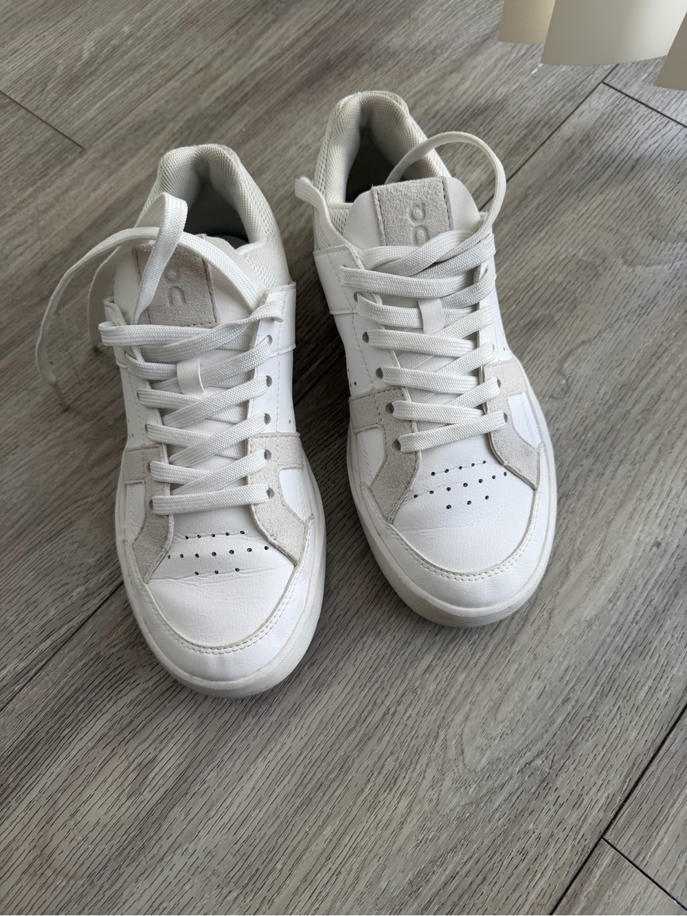 On cloud shoes
